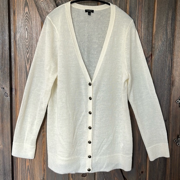 Cream Talbots cardigan - Picture 1 of 6